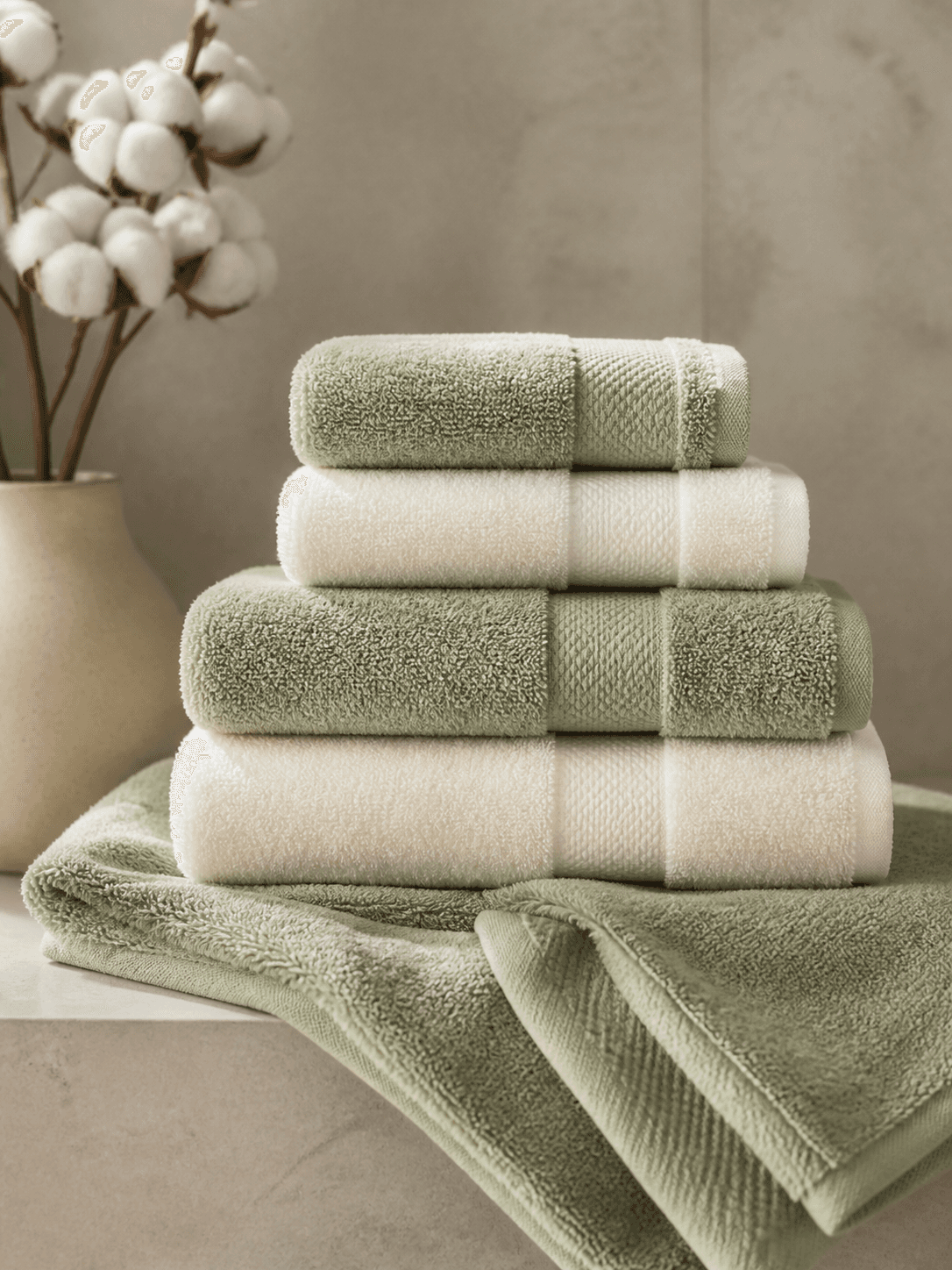 Organic Cotton Bath Towel Set